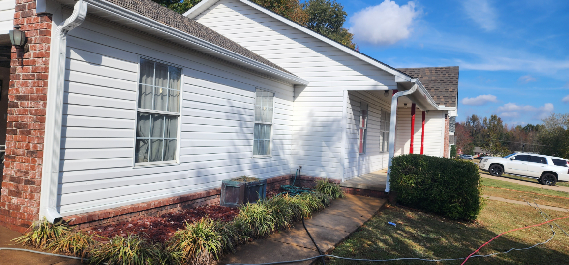 House Washing and Porch Post Replacement in Cabot, AR