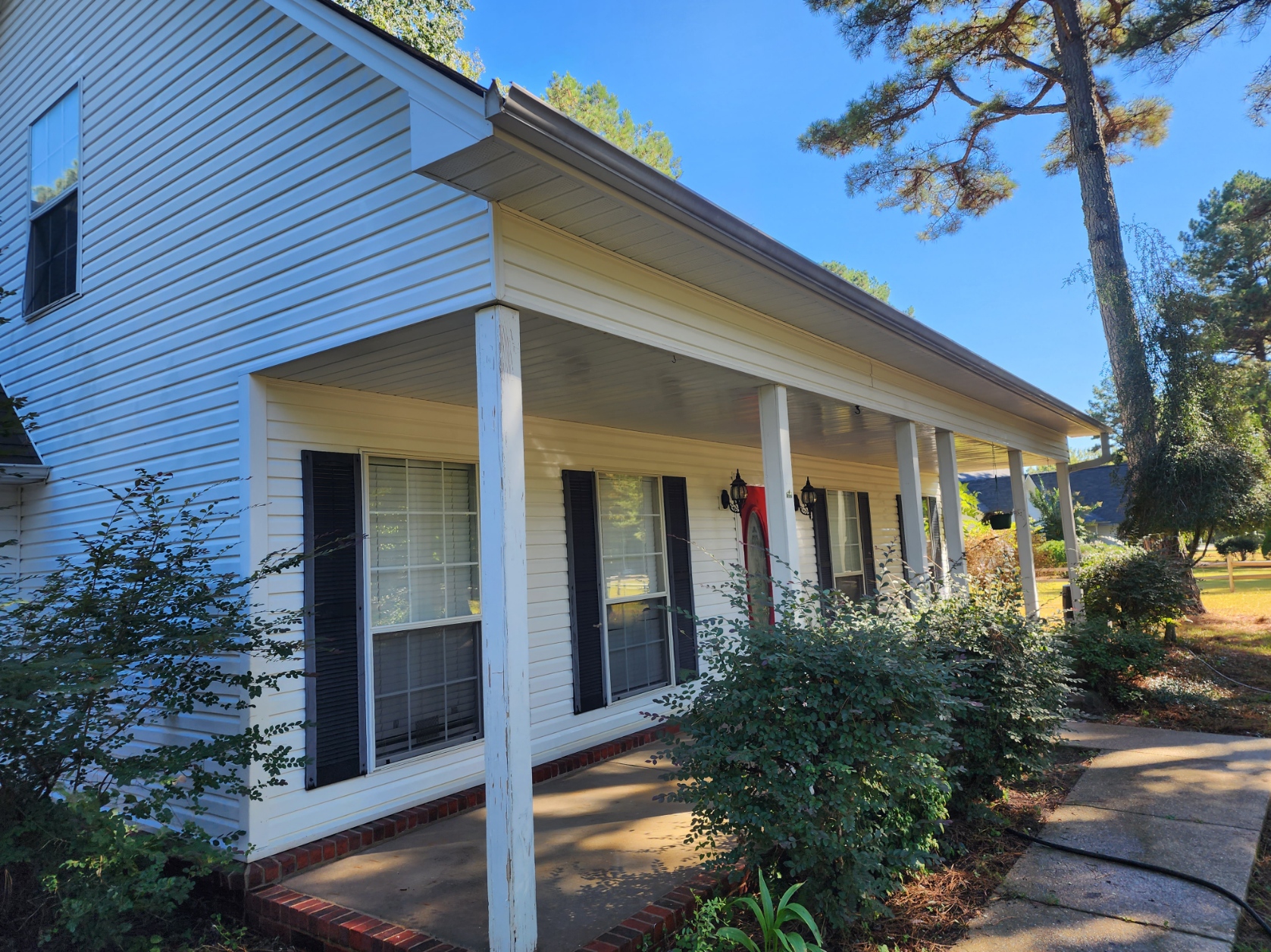 Curb Appeal Restoration: House Wash and Gutter Clean Out